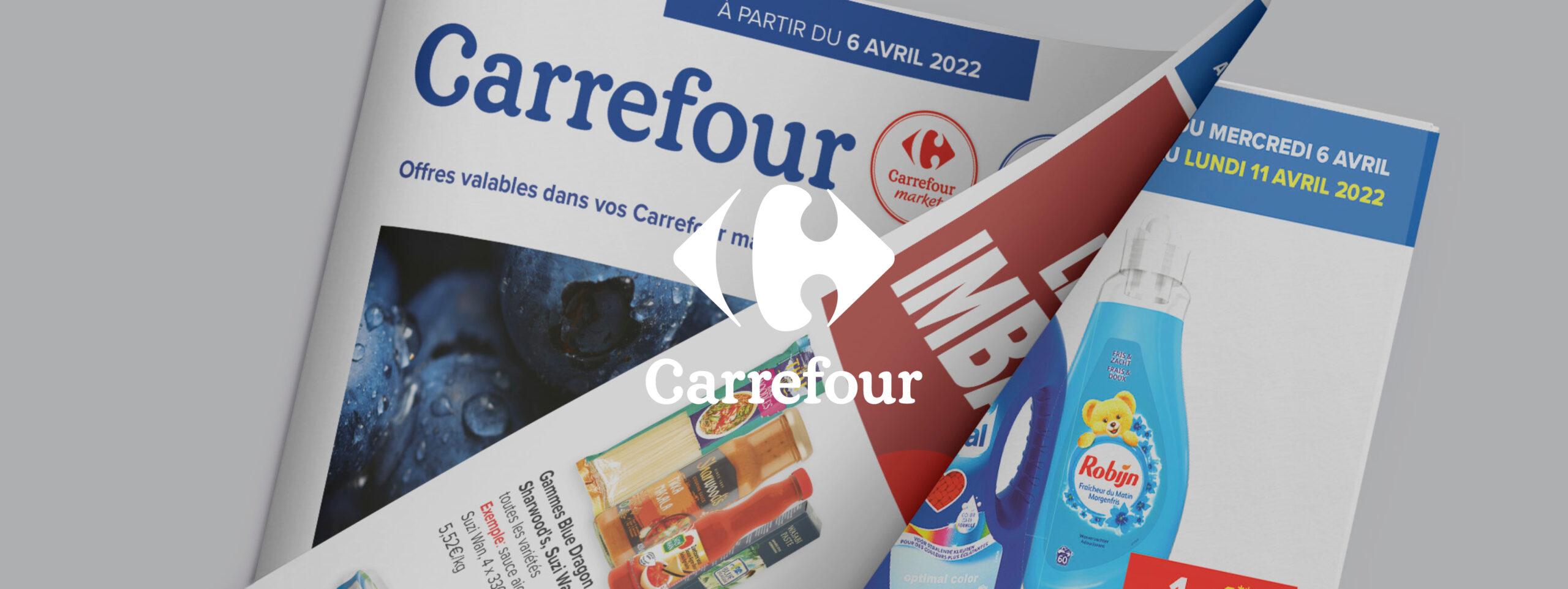 Merchandiser upassende lyserød Carrefour - Folder papier - AddRetail THE OMNICHANNEL COMMUNICATION AGENCY